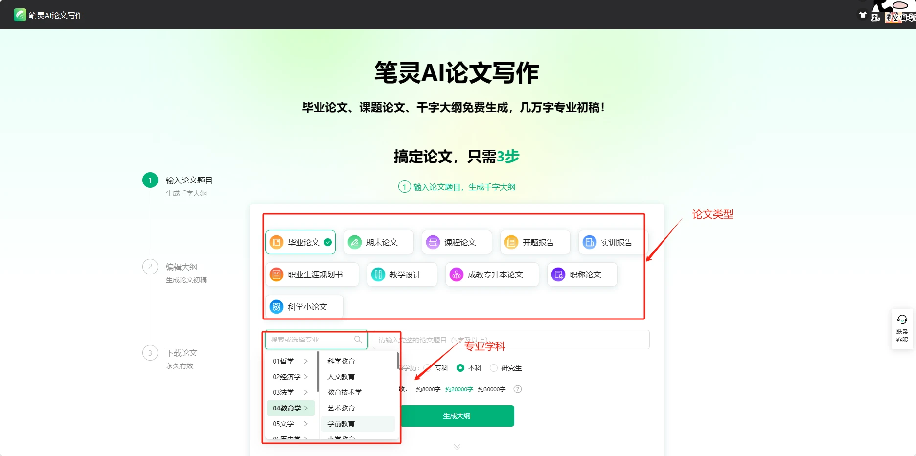 AI论文一键生成(图2)